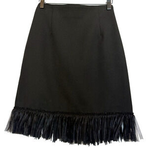 Vintage 90s Y2K A. Byer Ribbon Hem Whimsigoth Skirt Size 5 USA‎ Festival Fairy